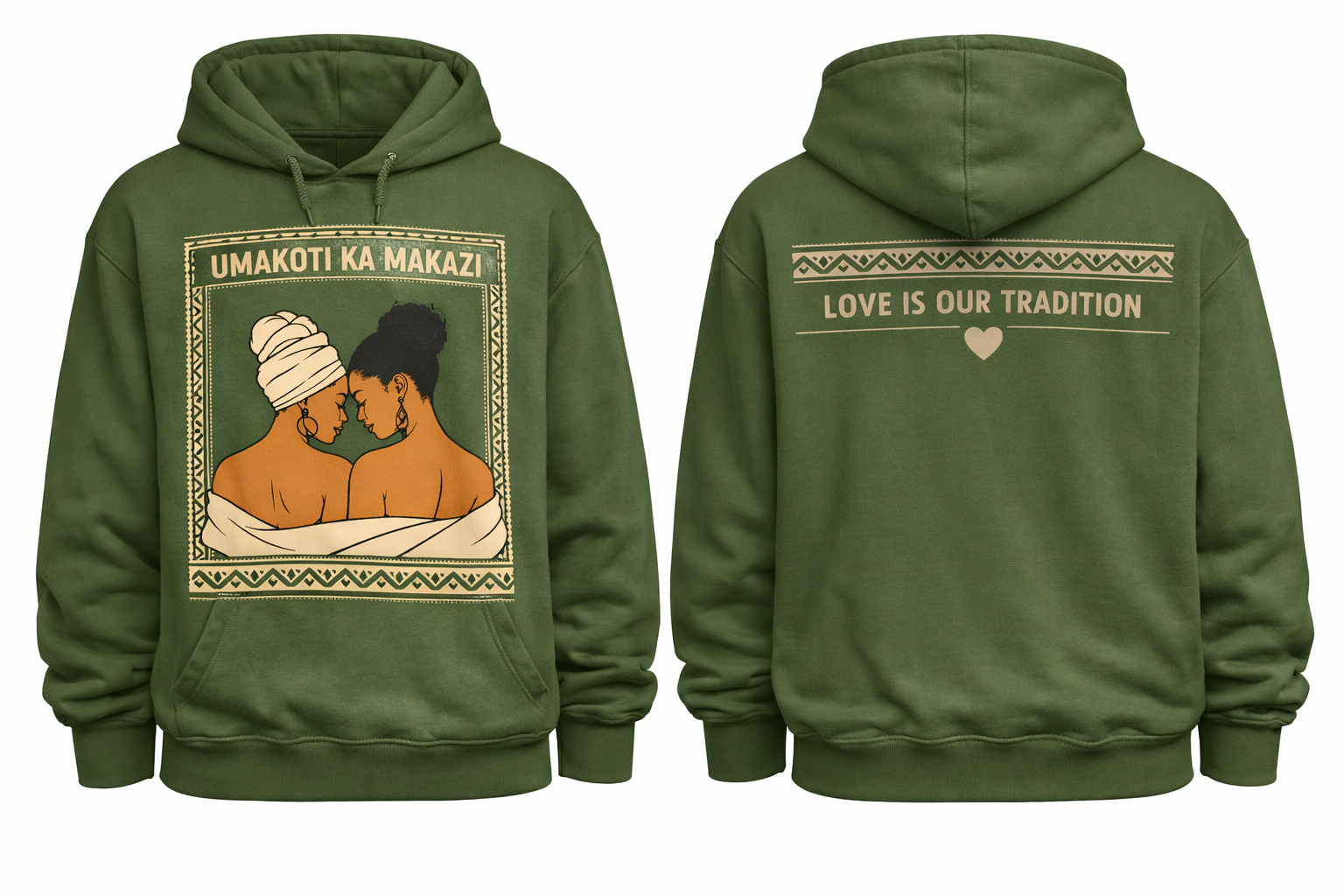 Rainbow Roots Hoodie- Umakoti Ka Makazi